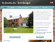 Tablet Screenshot of limestoneinn.com